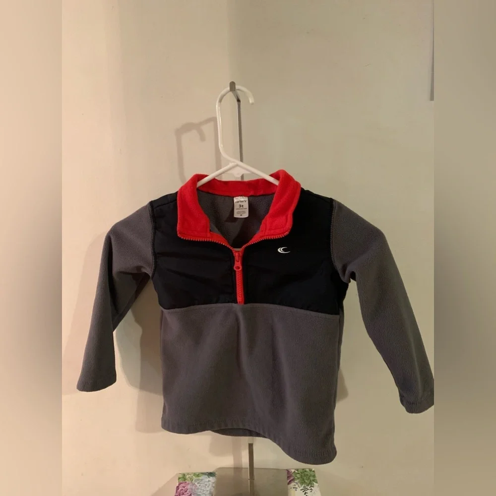 Carters Fleece 3/4 Zipper Size 3T